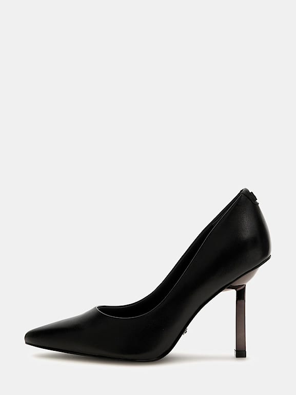 Real clearance leather pumps