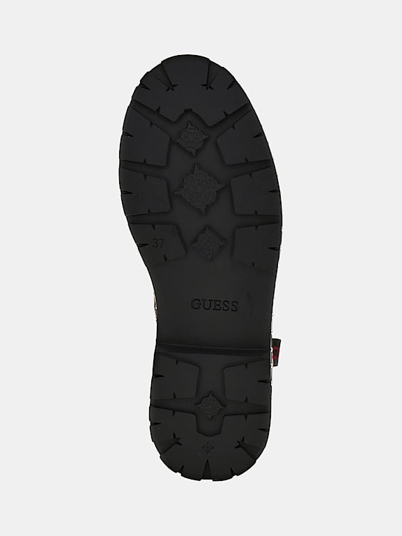 GUESS Bota militar Joya logotipo 4G Mujer