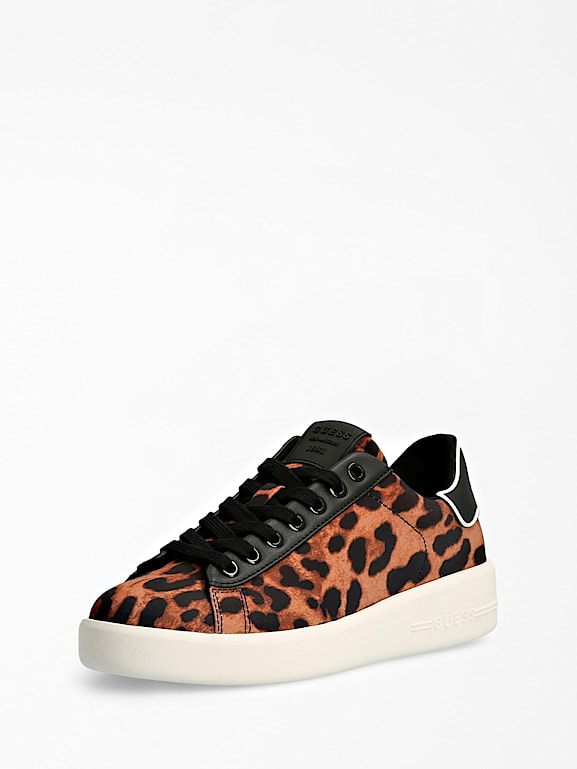 Guess leopard cheap print sneakers