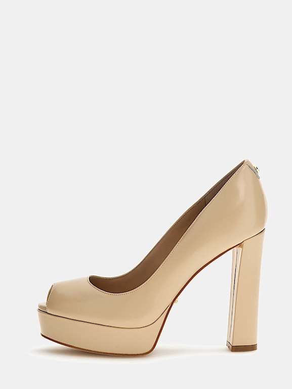 Escarpin new arrivals beige ouvert