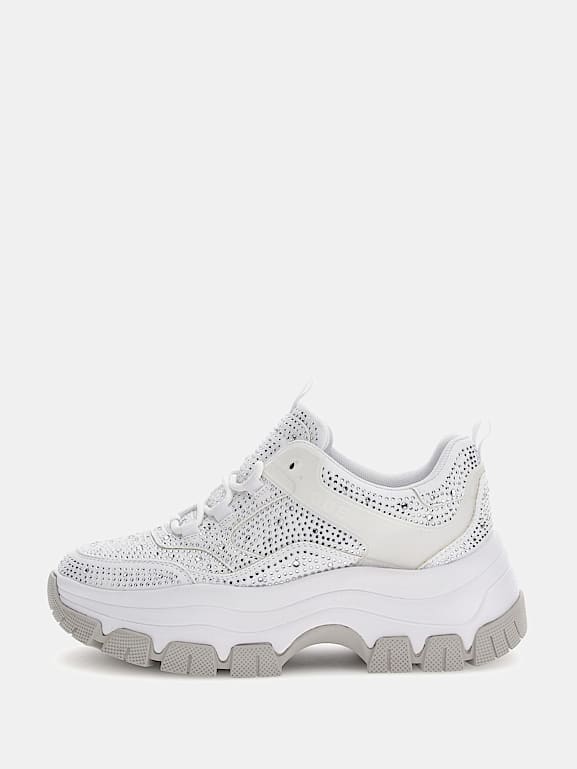 GUESS Bisun rhinestone running shoes