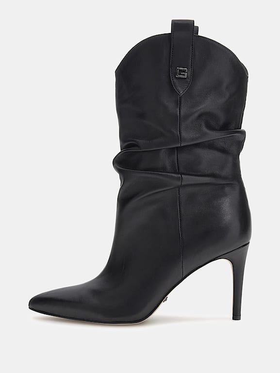GUESS Benisa genuine leather ankle boots