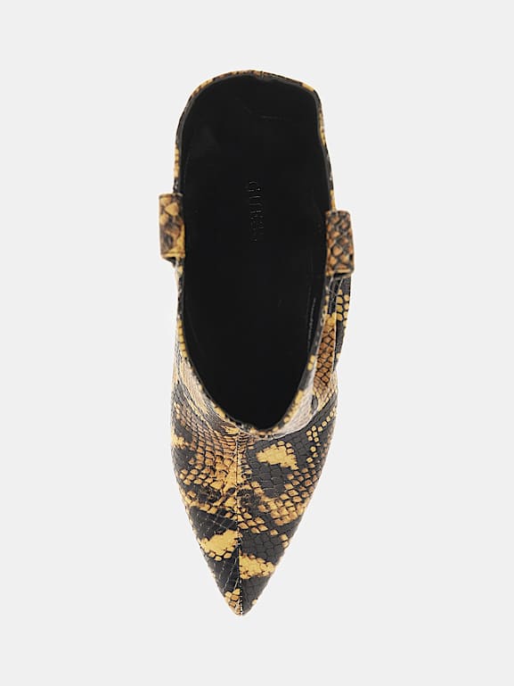 Benisa python print ankle boots Women GUESS Past Collections