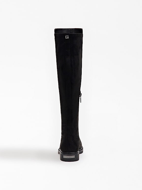 Guess black over cheap the knee boots