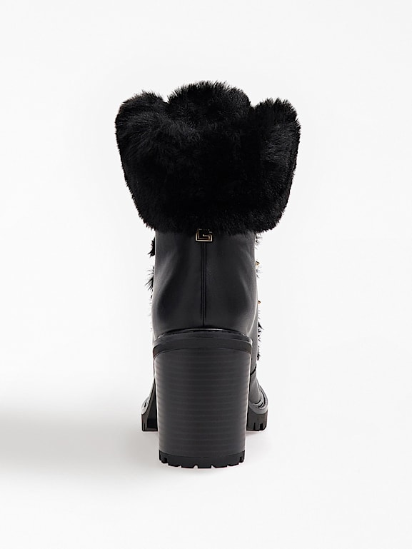 Guess fur boots discount