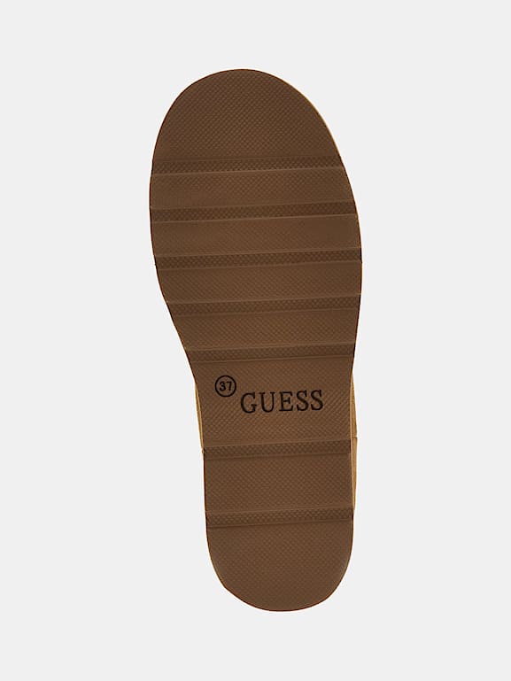 GUESS Jilla logo rhinestone ankle boots
