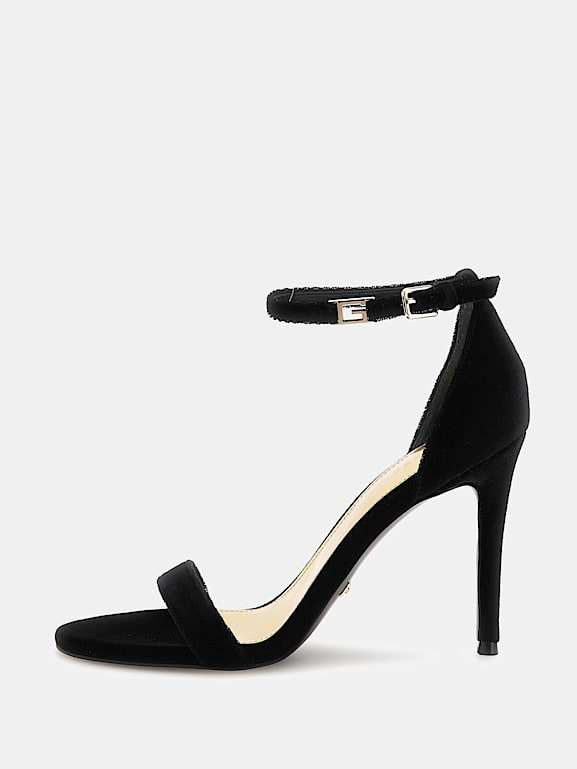 Guess black sale suede heels