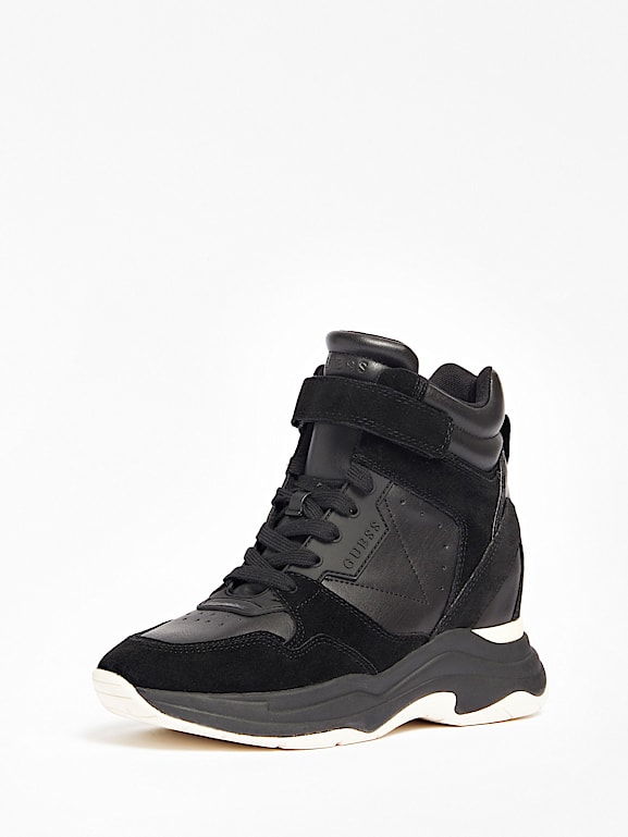 Guess black high tops hot sale