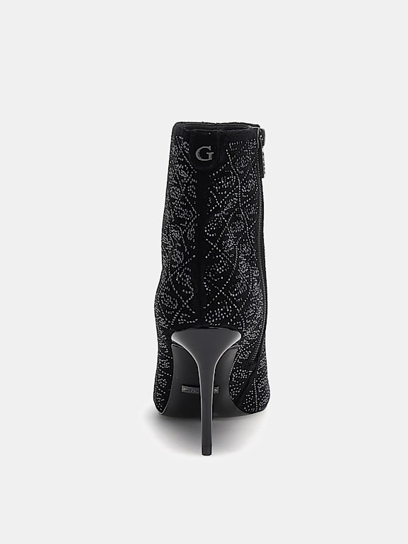 Guess rhinestone discount boots