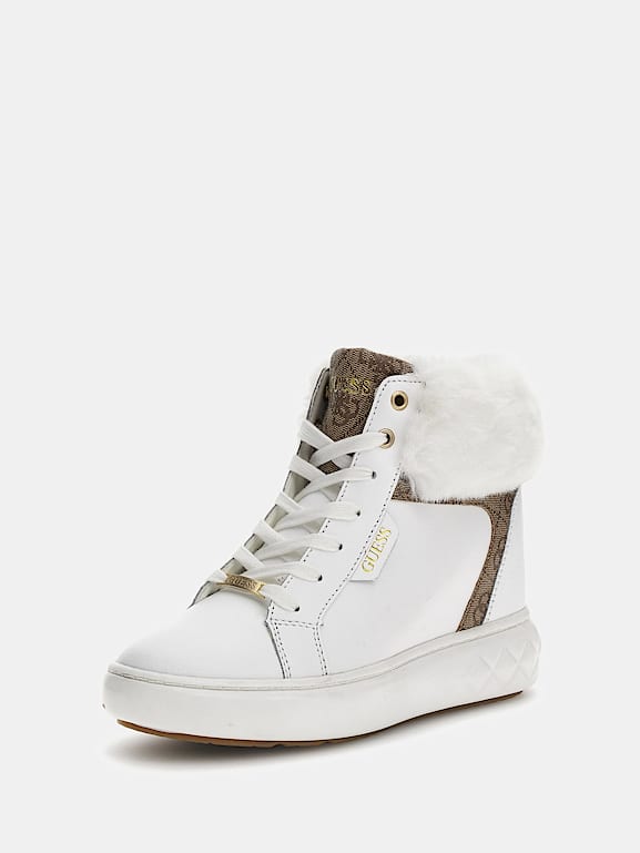 Faux fur sneakers new arrivals