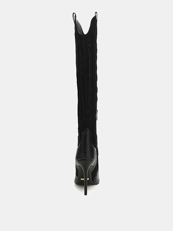 GUESS Skylia mixed suede boots