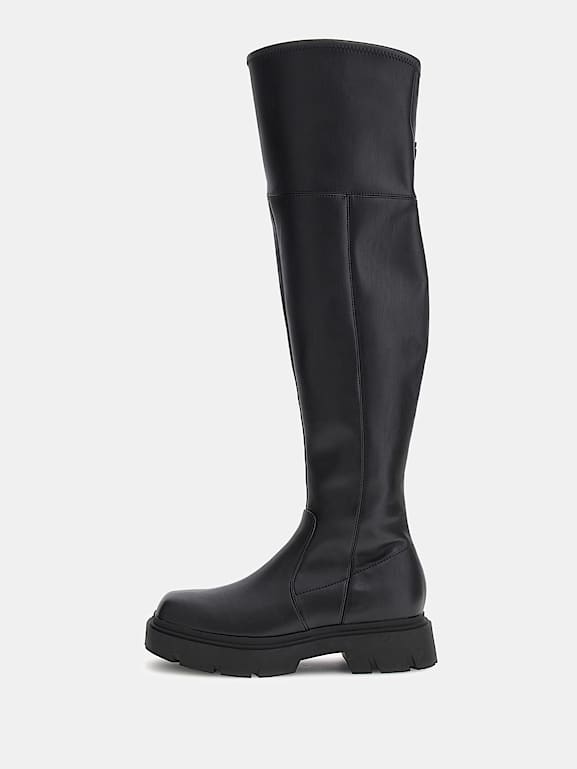 Guess flat sales rock boots