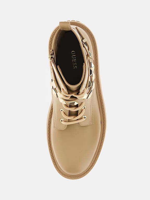 GUESS Vaida studded combat boots