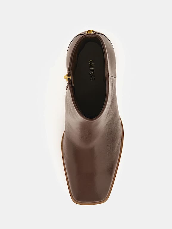 Guess leather ankle boots shop
