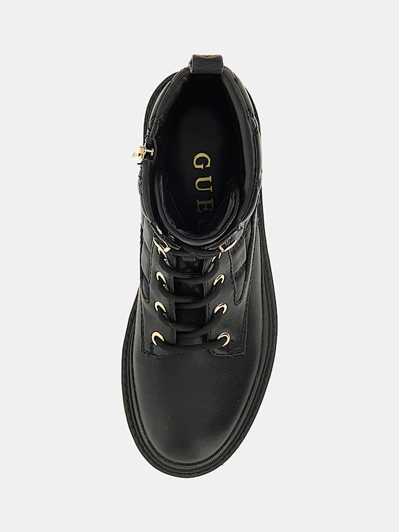 Guess placing combat boots clearance