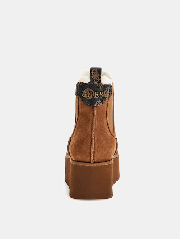 GUESS Jilaine suede ankle boot Women