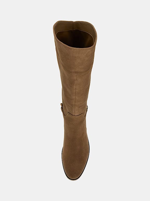 GUESS Stivale alto Joicy pelle scamosciata Donna