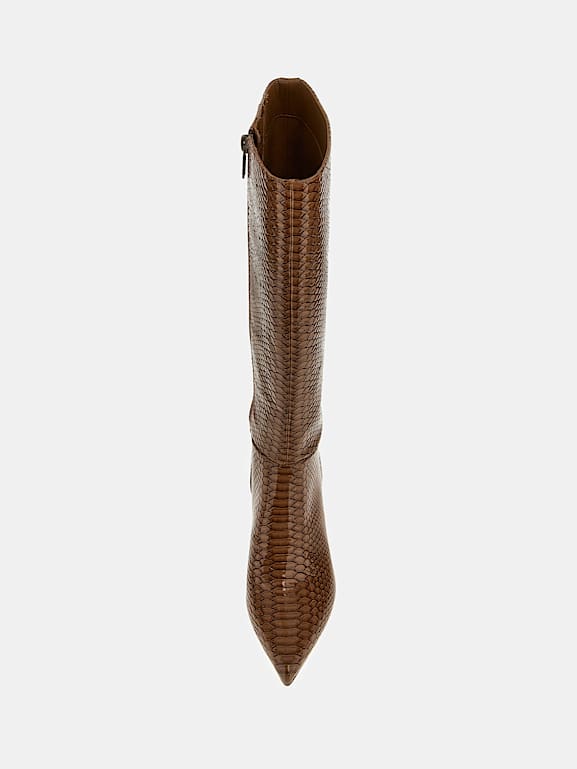 Thigh high python boots outlet