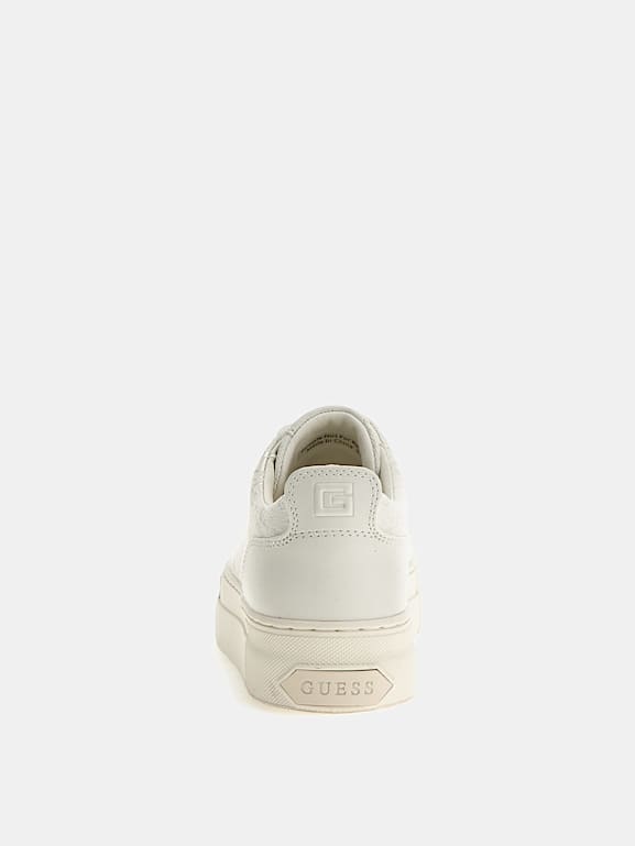 White guess wedges on sale