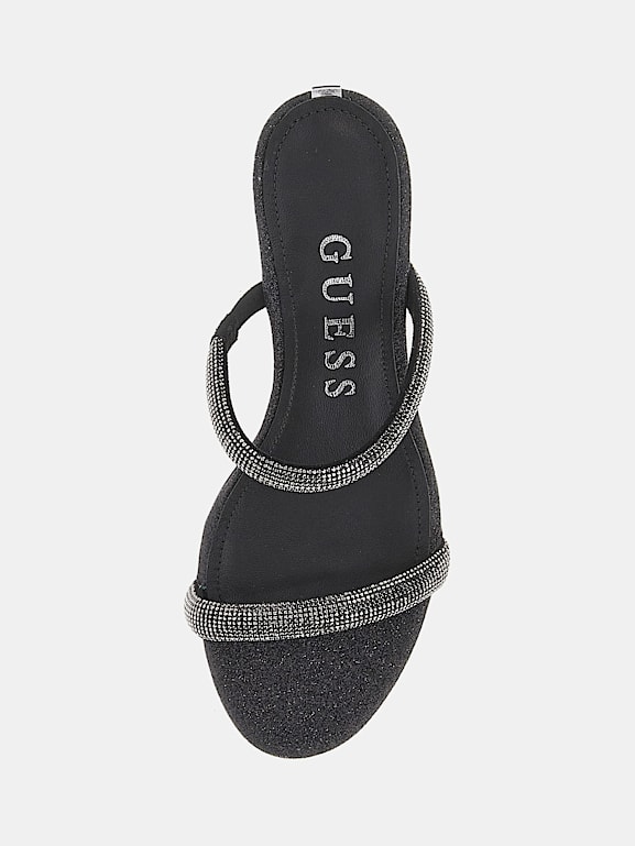 GUESS Glitze rhinestone sandals