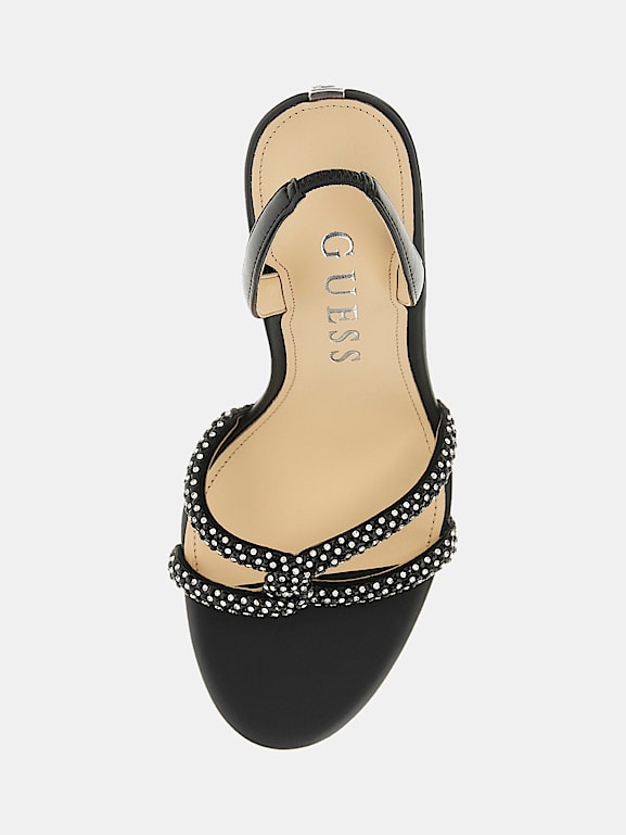 Guess sandals with rhinestones store