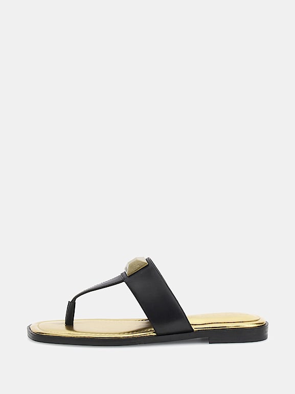 Raison teenslipper echt leer
