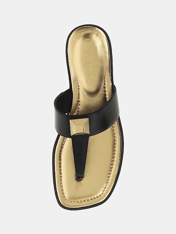 Raison teenslipper echt leer