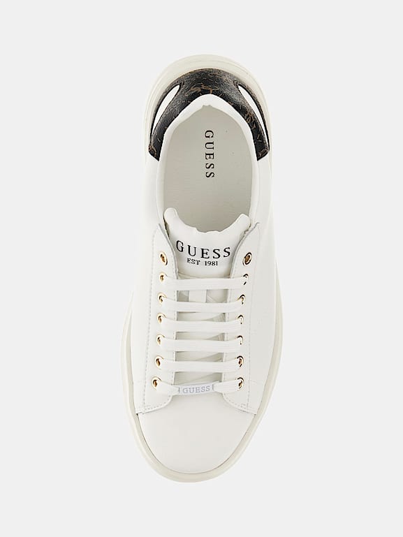 GUESS Elbina genuine leather sneakers Women