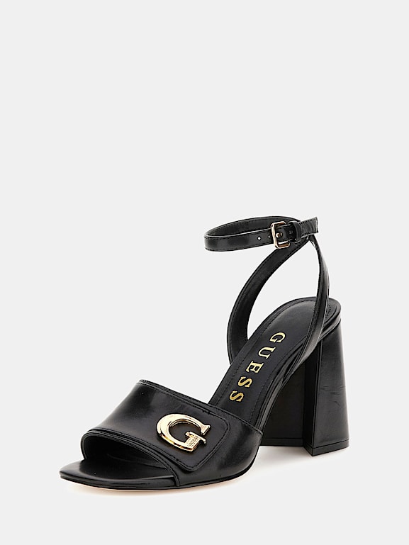 GUESS Kernara genuine leather sandals Women