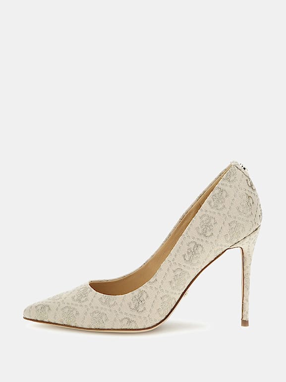 Guess logo heels top