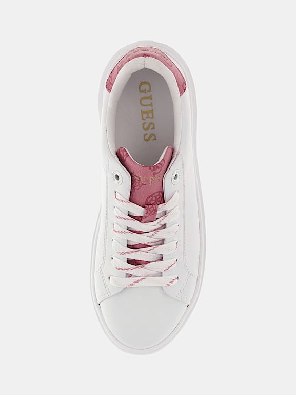 Guess pink best sale sneakers