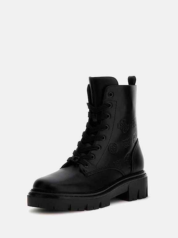 Guess grove combat booties cheap