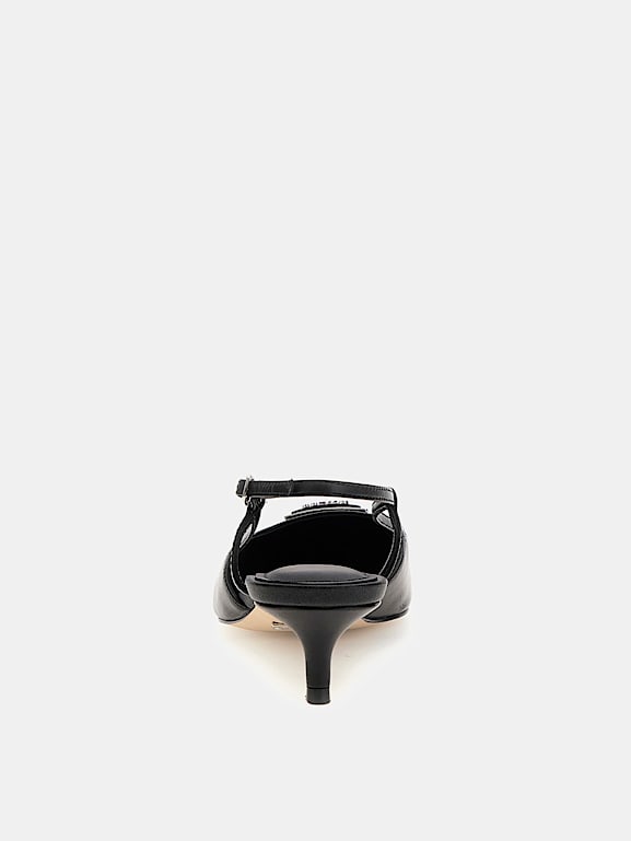 GUESS Jesson genuine leather slingbacks