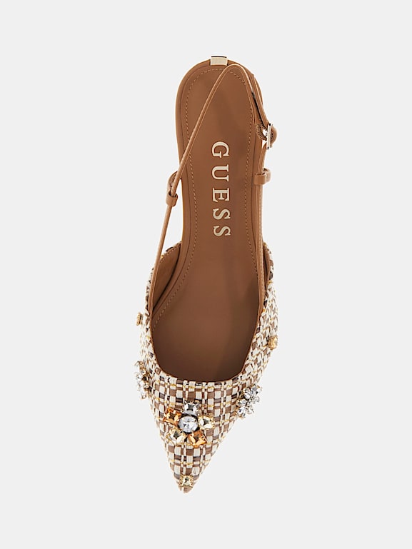 Slingbacks guess on sale