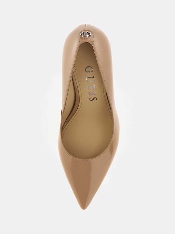Guess patent leather pumps new arrivals