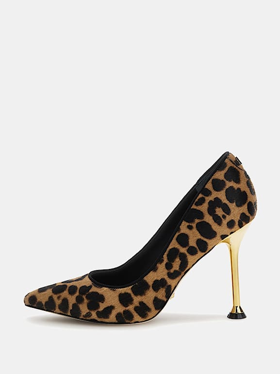 Leopard skin sale court shoes