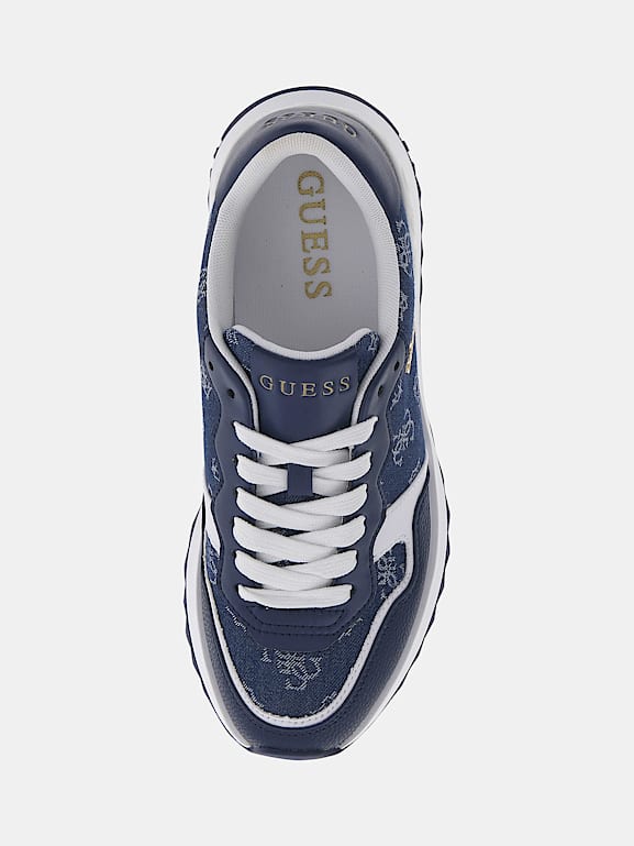 Guess sneakers blue sale