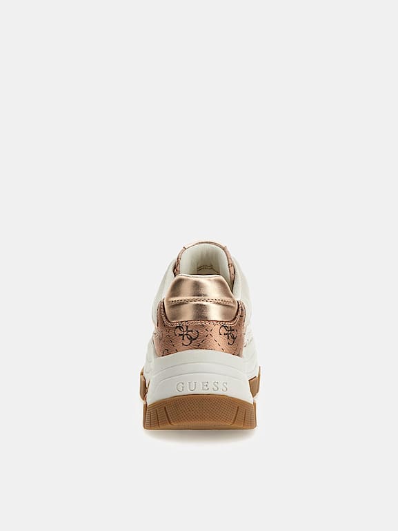 Rose gold guess shoes cheap