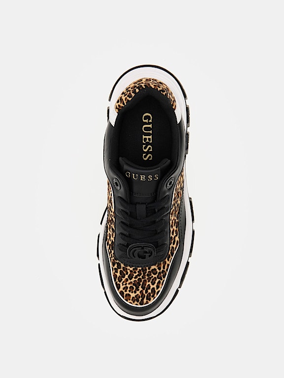 GUESS Animal print Berrett running shoes Women