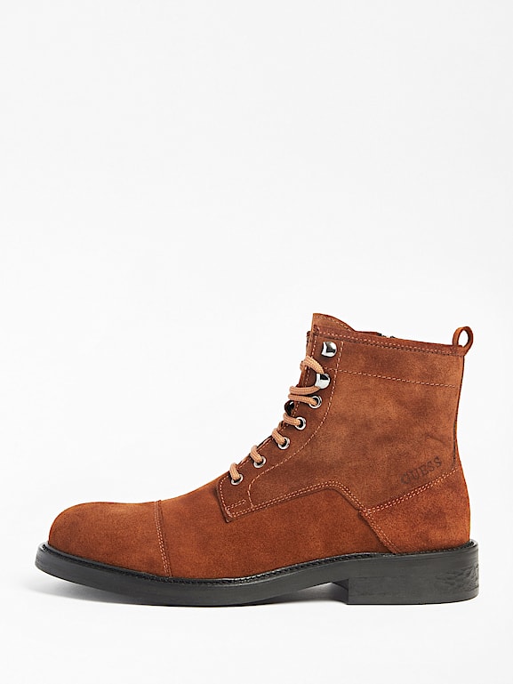 Guess boots suede discount