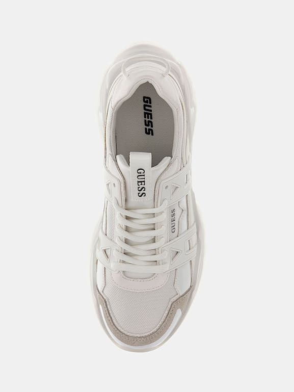 Guess Sneakersy Potenza Carryover FM5POT ELE12 Bílá