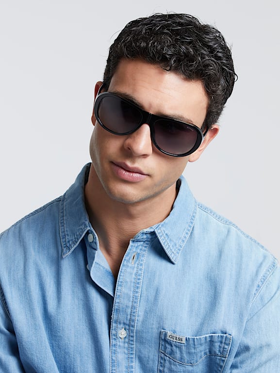 Guess top sunglasses aviator