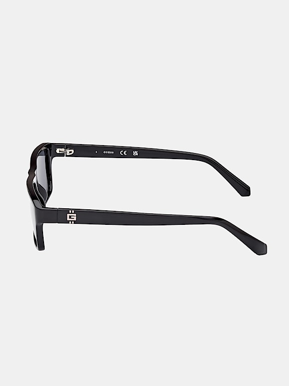 GUESS Lunettes de soleil rectangulaires Homme