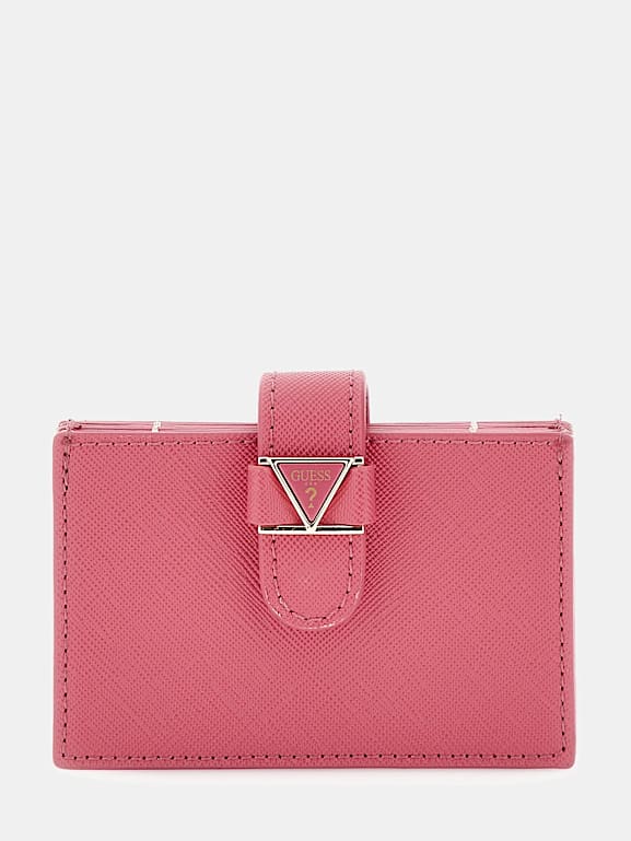 GUESS 4G logo wallet and keychain set Women