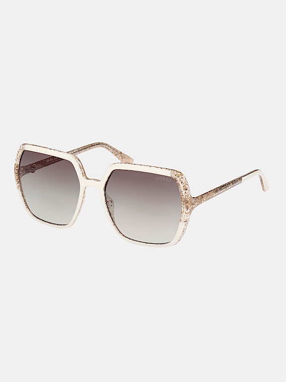 Guess square best sale sunglasses