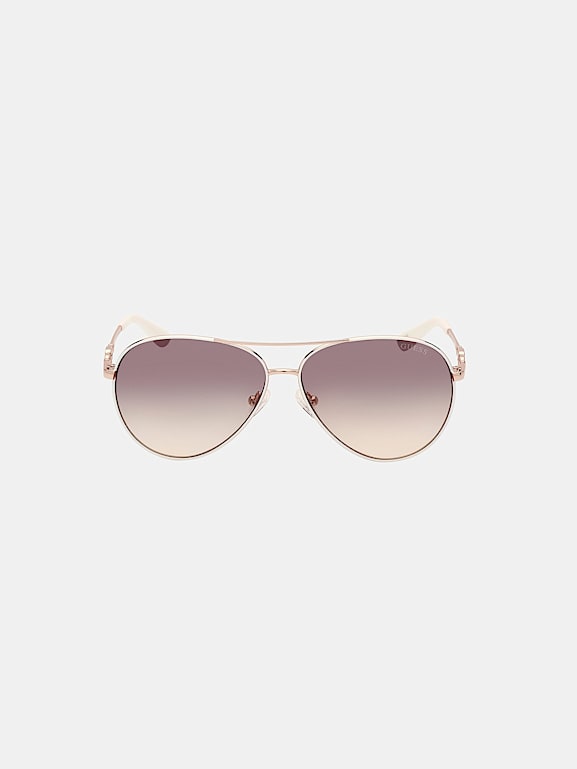 GUESS Lunettes de soleil modele aviateur