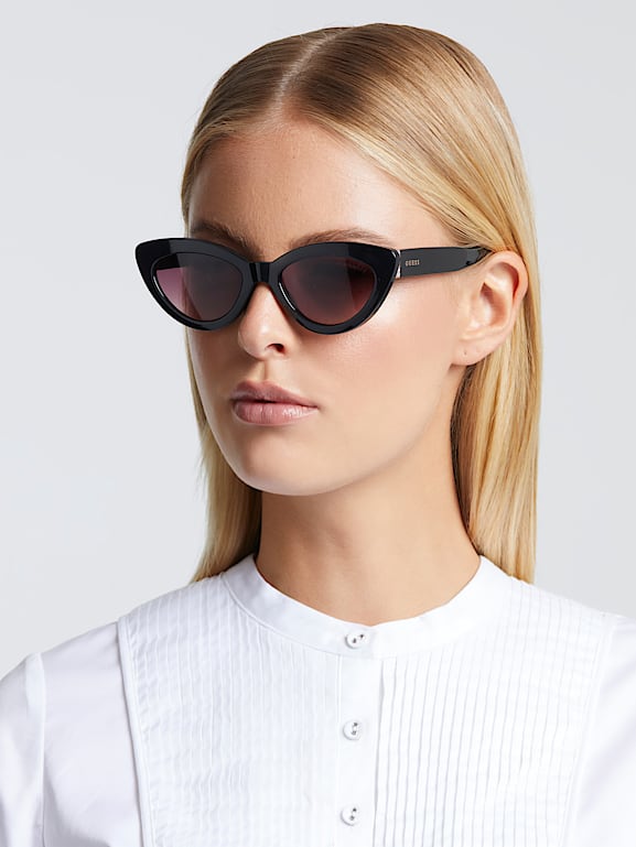 Guess black cat eye sunglasses online