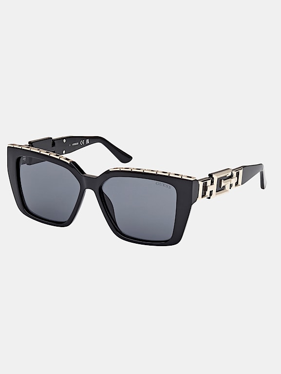 Guess square deals sunglasses