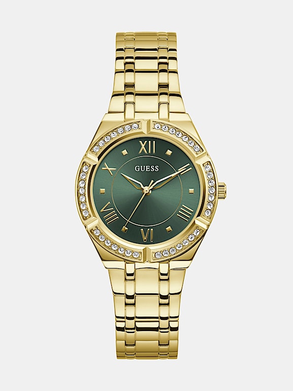 Guess stainless steel back water resistant best sale