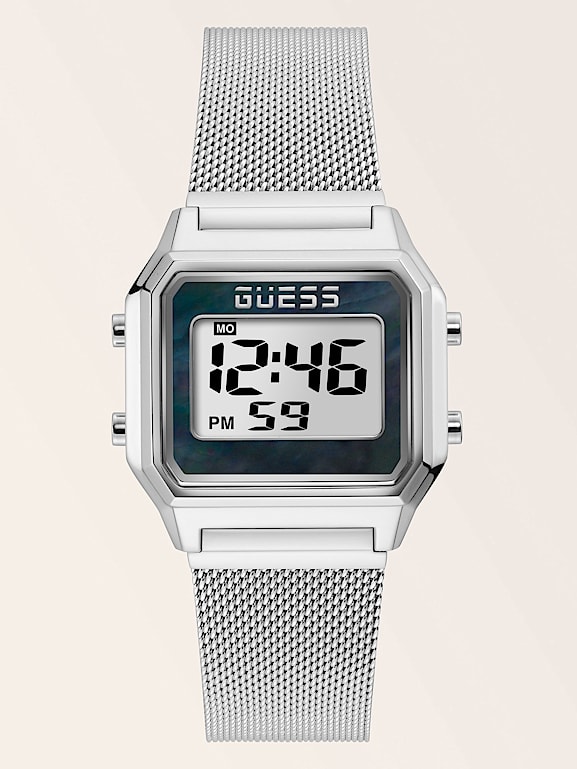Guess digital hot sale watch women's